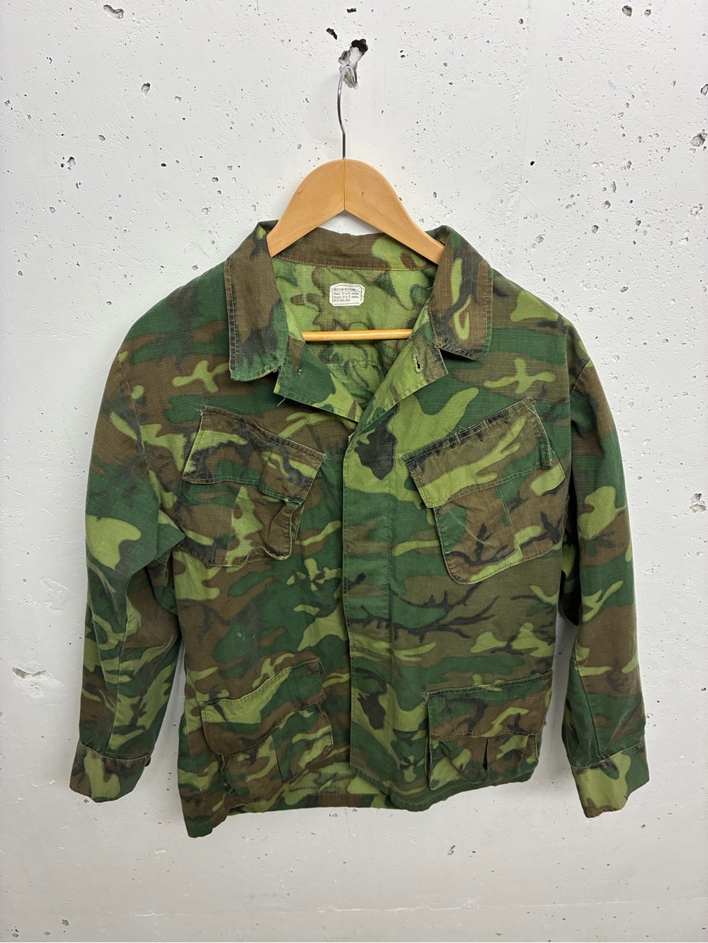 Vintage 1969 Vietnam Ripstop army jungle jacket